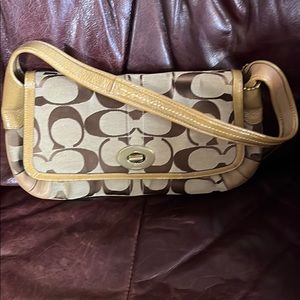 Brown coach bag